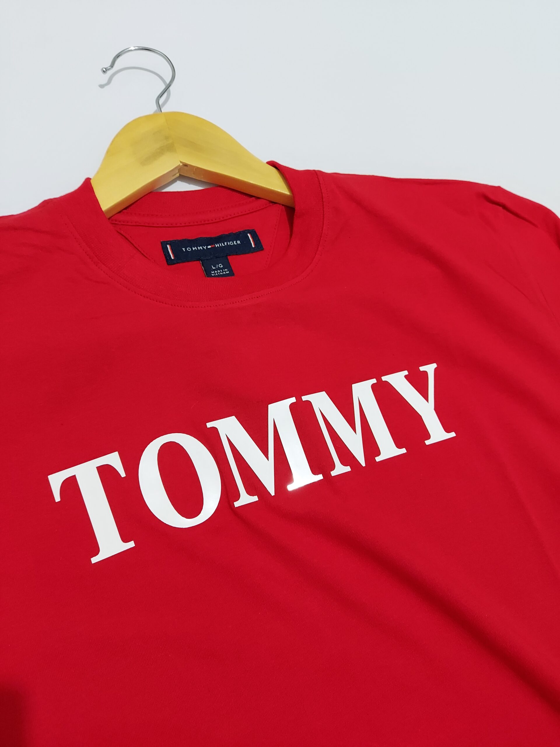 Camiseta Tommy Hilfiger Vermelha - Pck Imports
